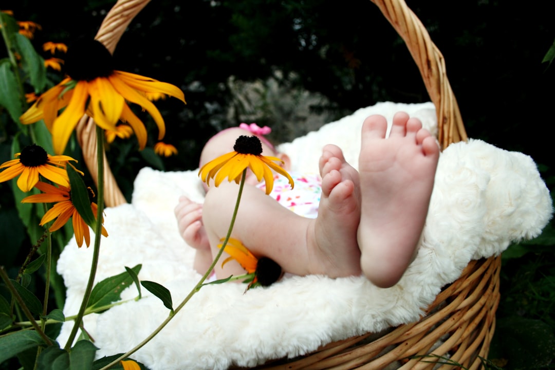 Photo Baby, flowers